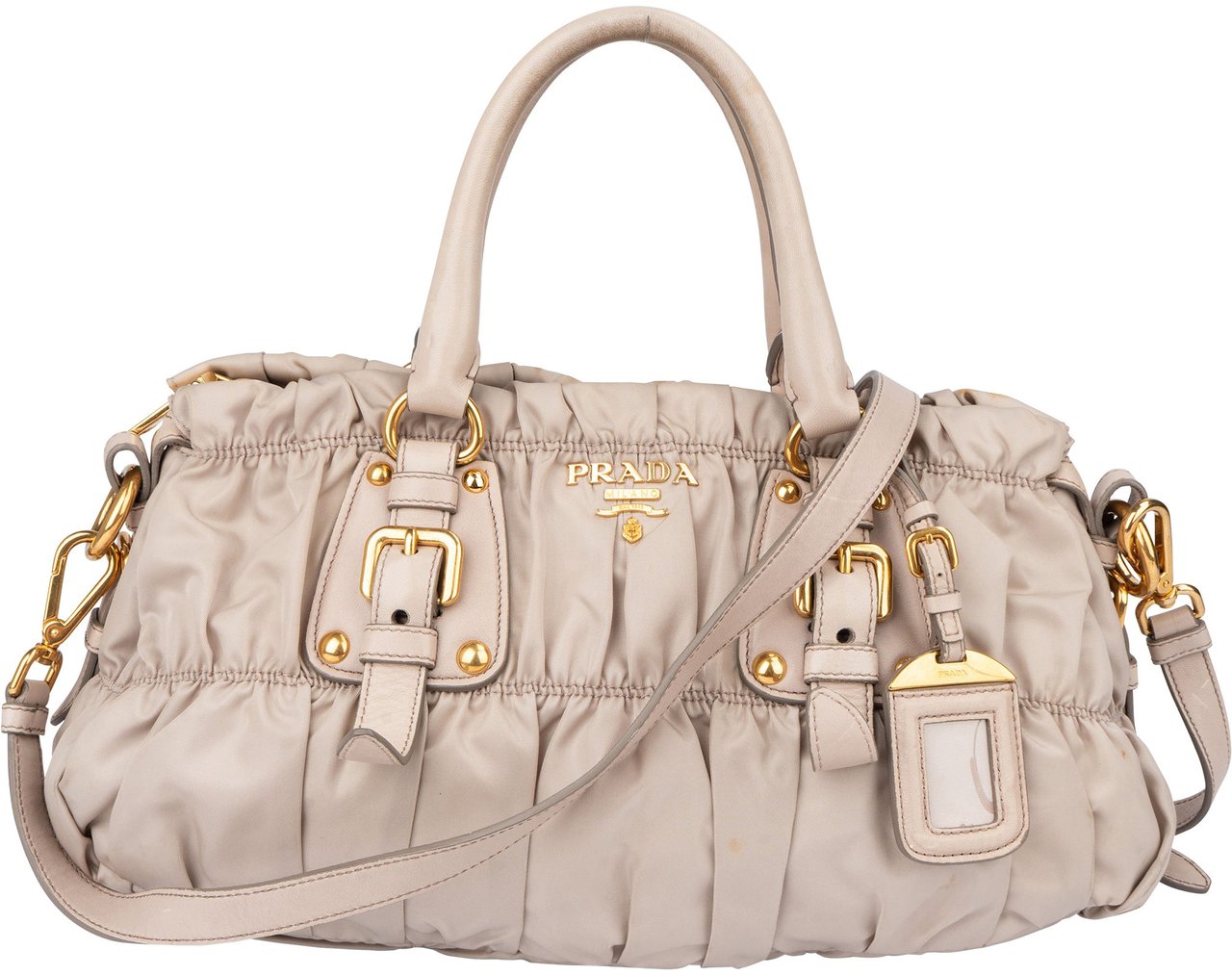 Prada Prada Quilted Nylon Handbag Divers
