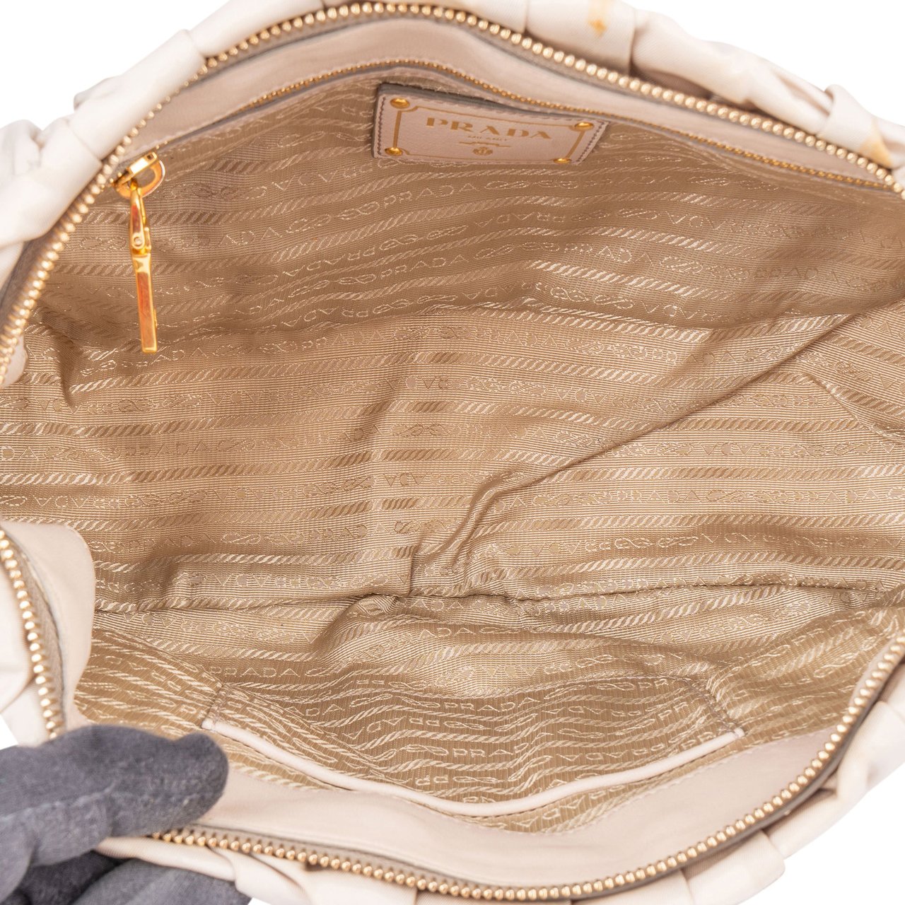 Prada Prada Quilted Nylon Handbag Divers