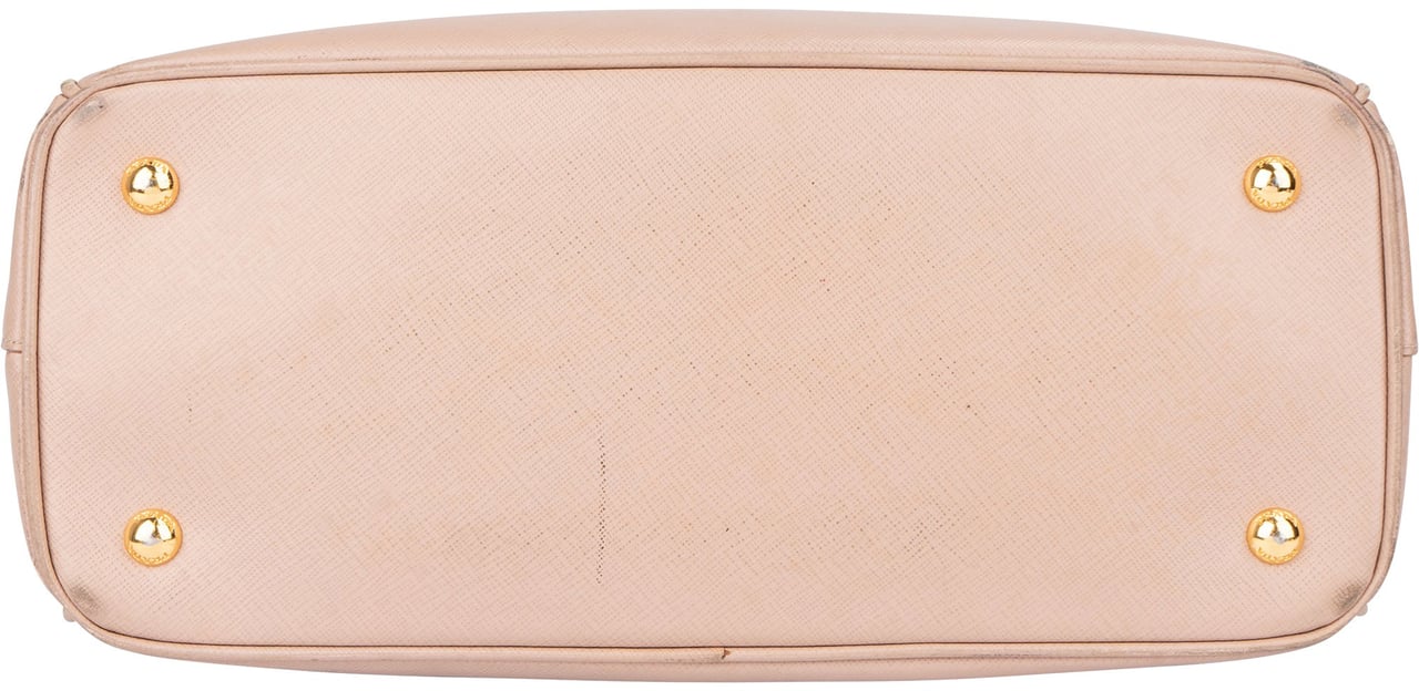 Prada Prada Pink Saffiano Leather Galleria Handbag Roze