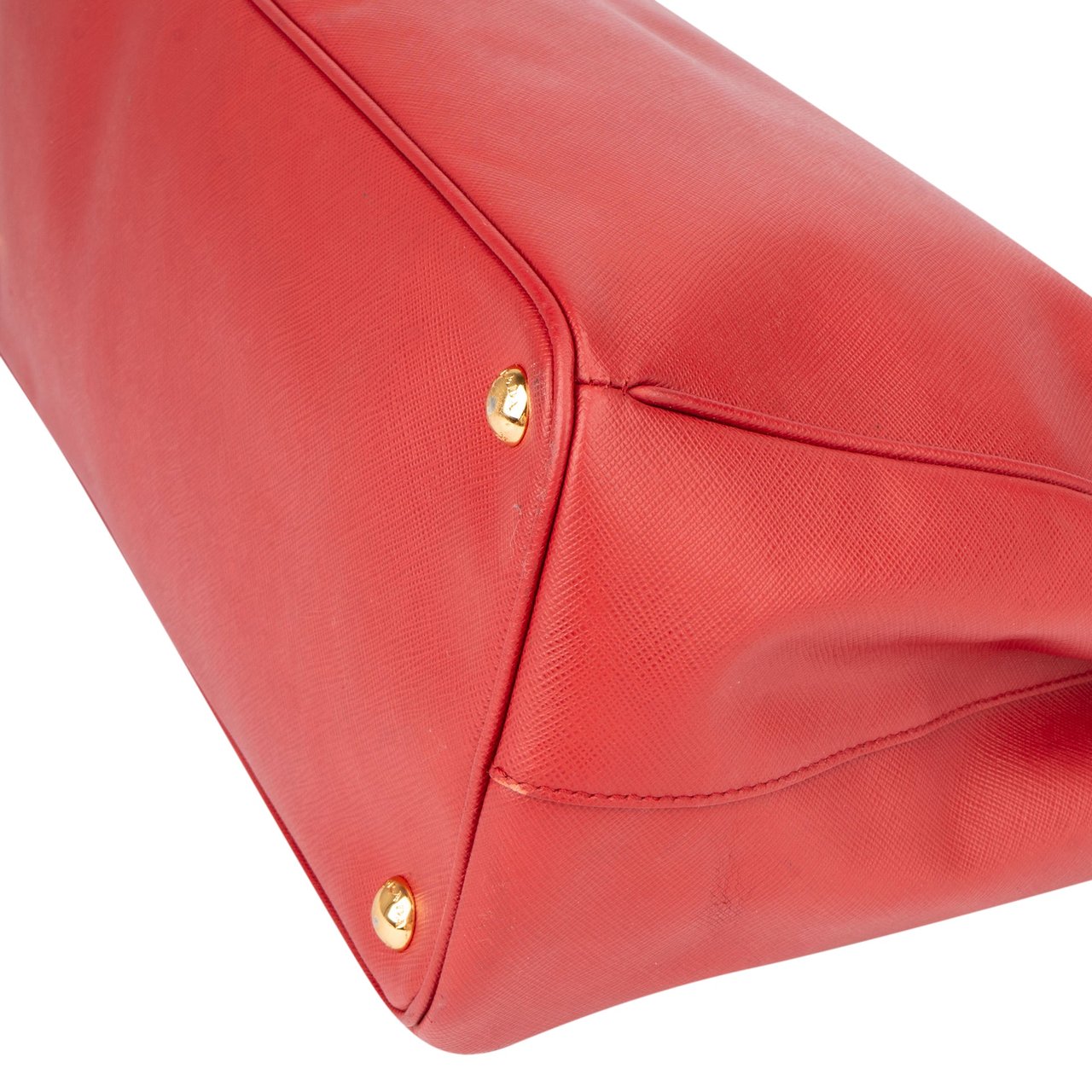 Prada Prada Red Saffiano Leather Galleria Handbag Roze
