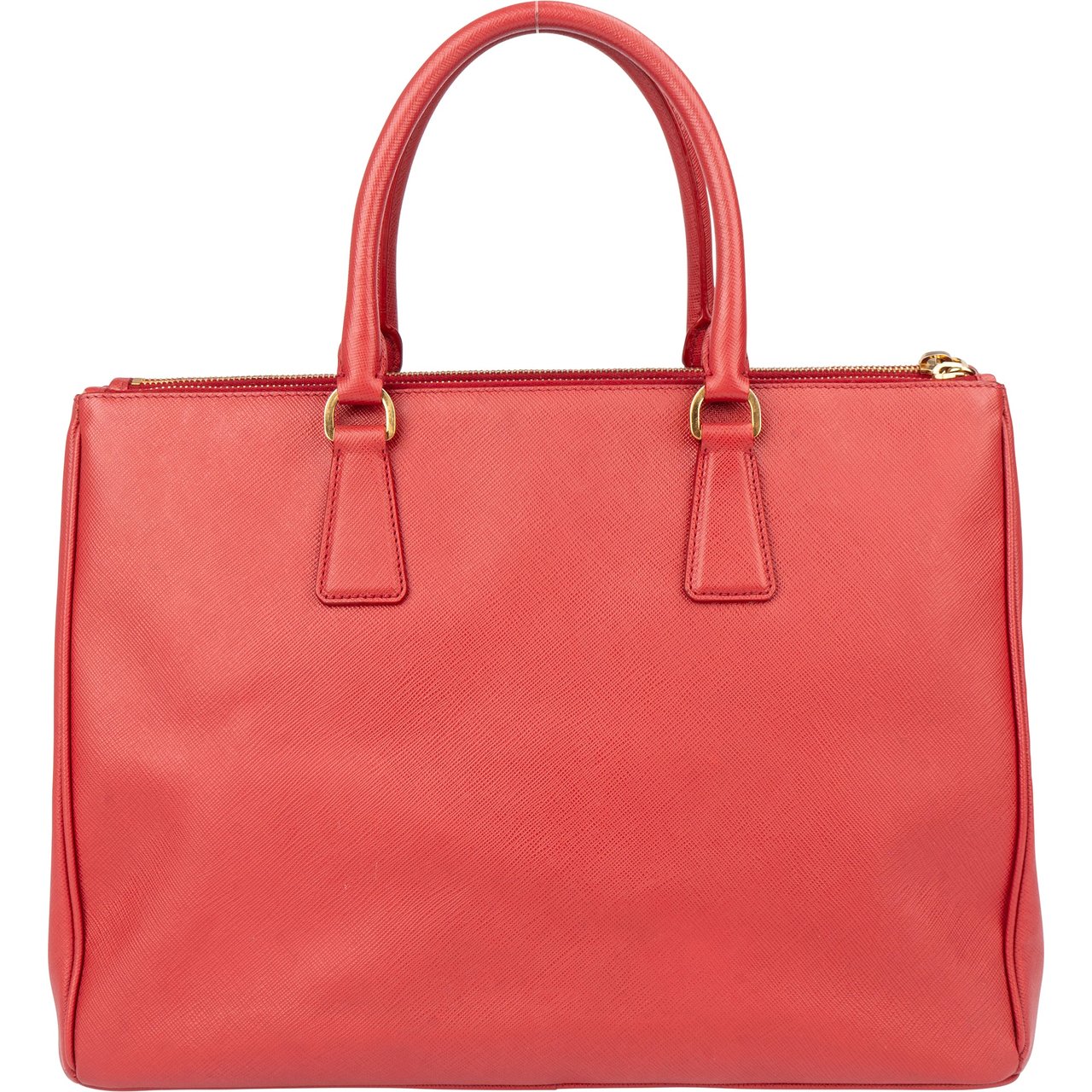 Prada Prada Red Saffiano Leather Galleria Handbag Roze