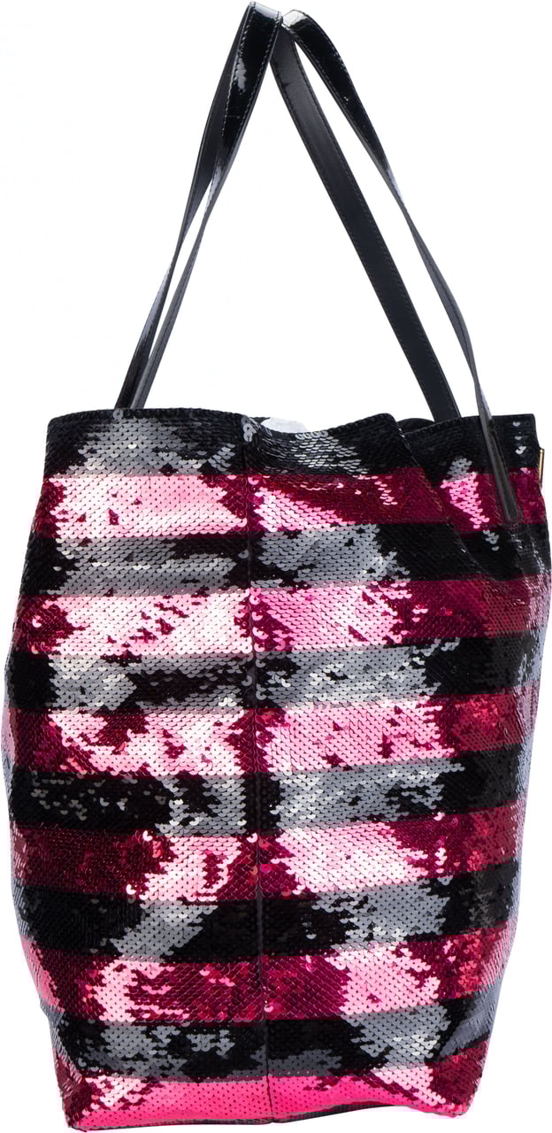 Prada Prada Sequin Paillettes Fuchsia Shopper Bag Divers