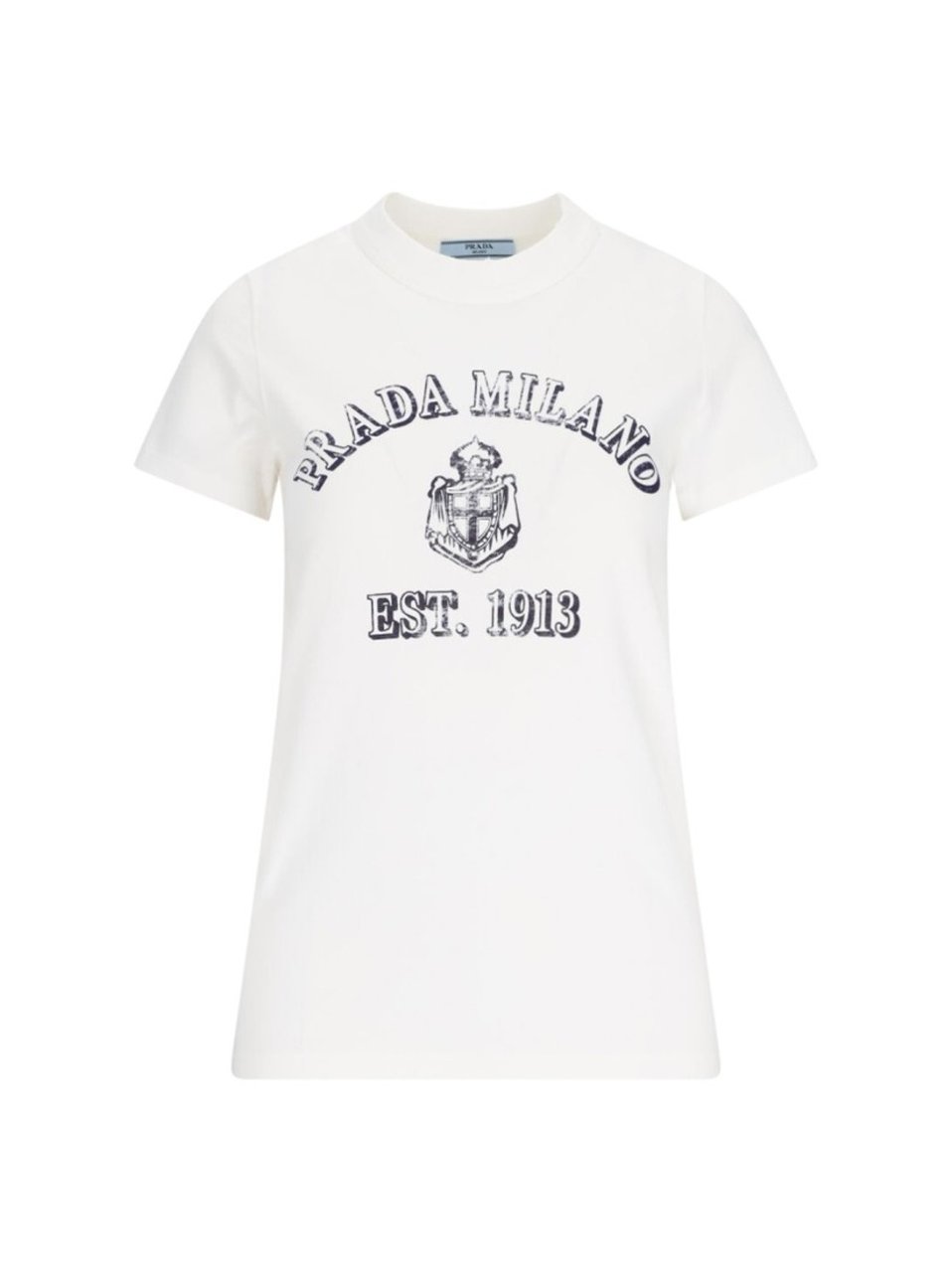 Prada Logo T-Shirt – White Wit
