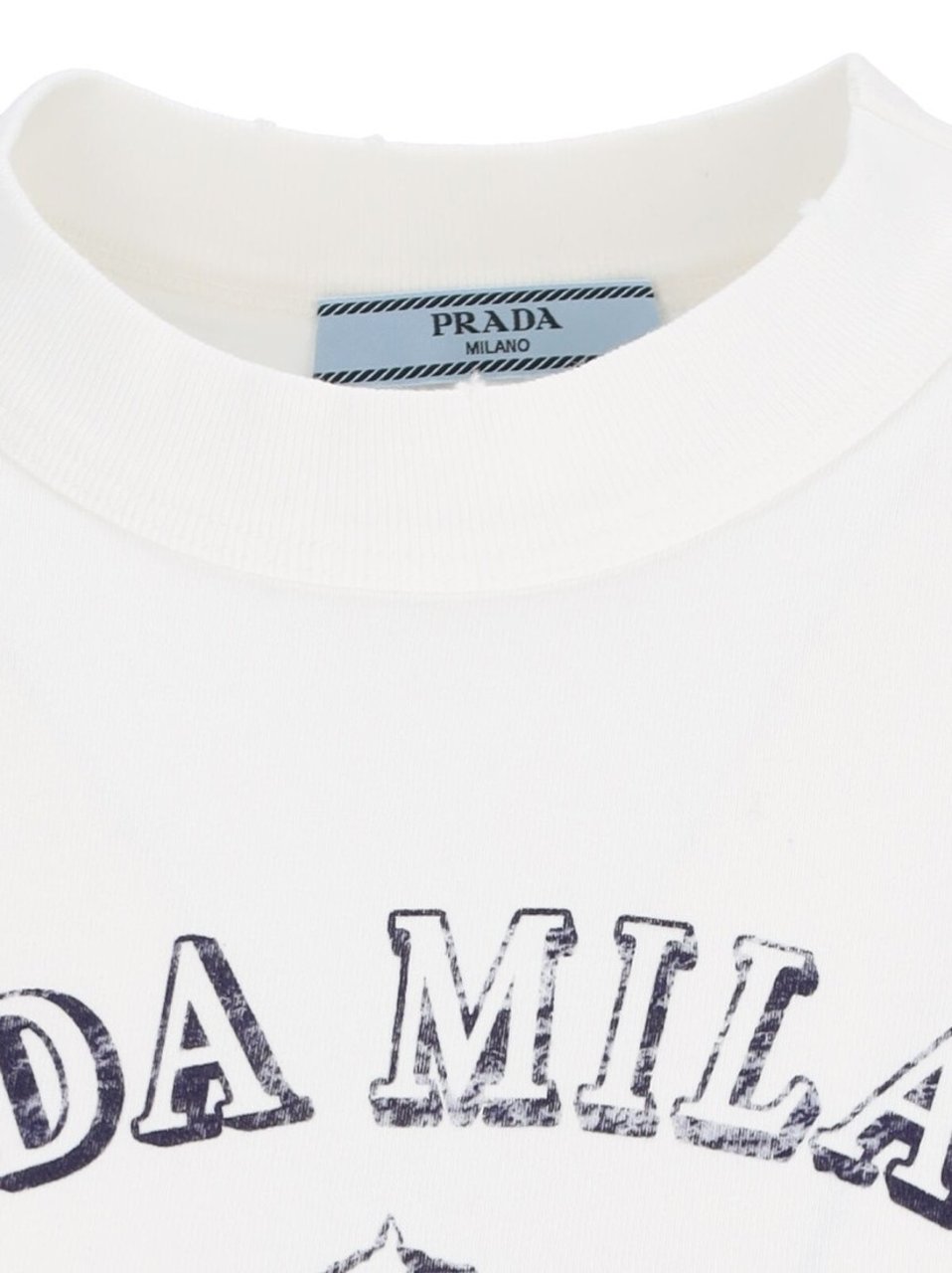 Prada Logo T-Shirt – White Wit