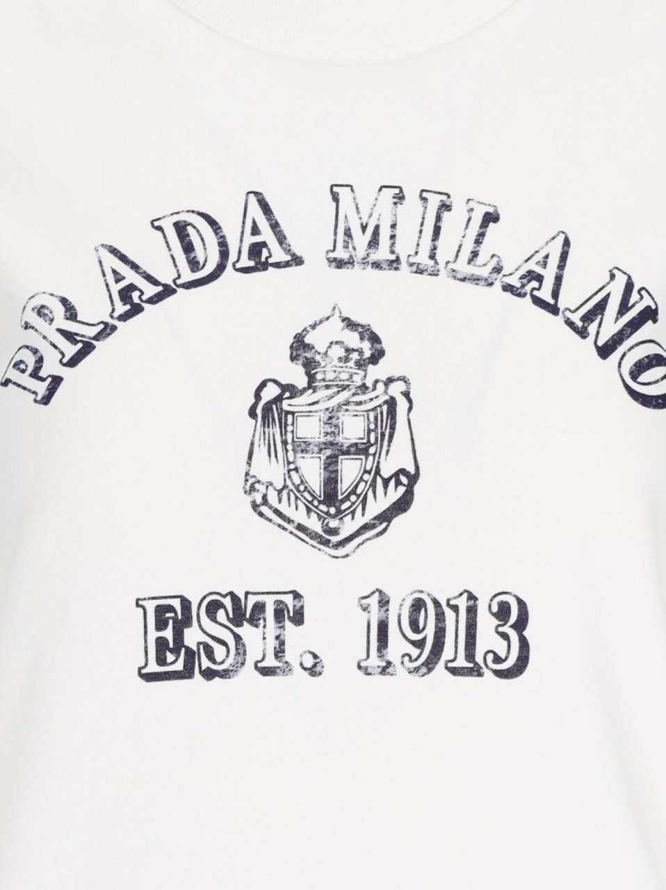 Prada Logo T-Shirt – White Wit
