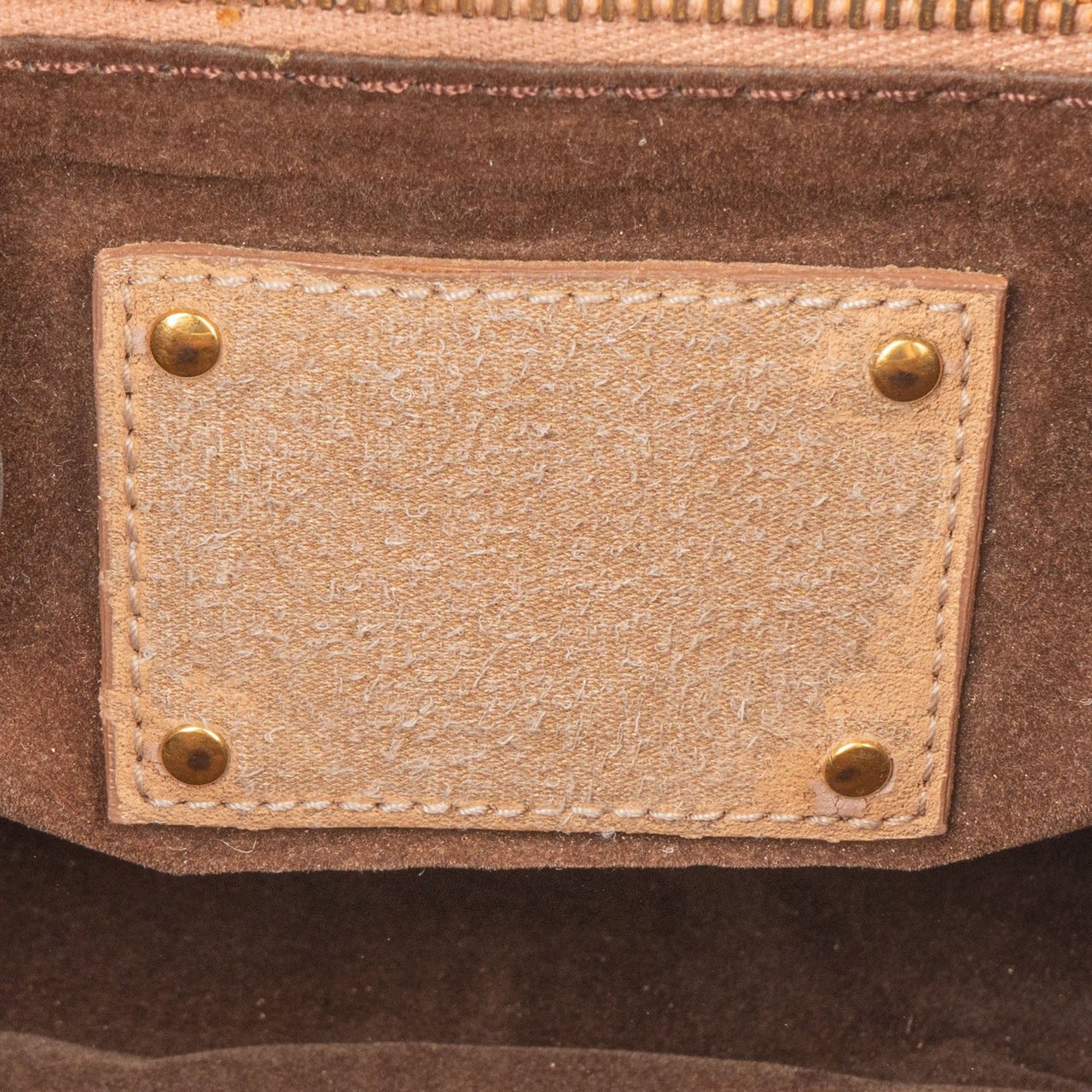 Prada Prada Brown Leather Shoulder Bag Bruin
