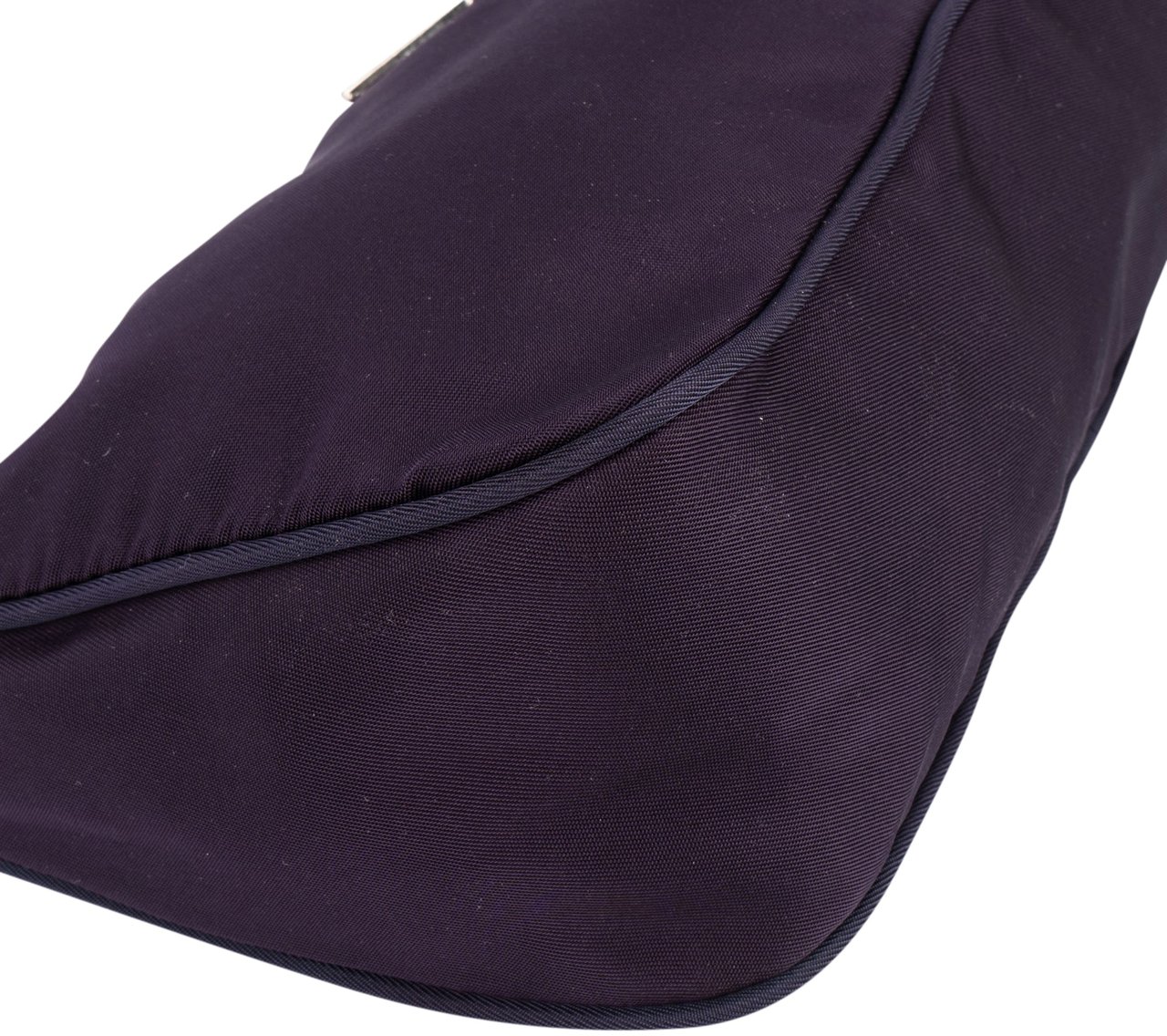 Prada Prada Purple Nylon Triangle Handbag Paars