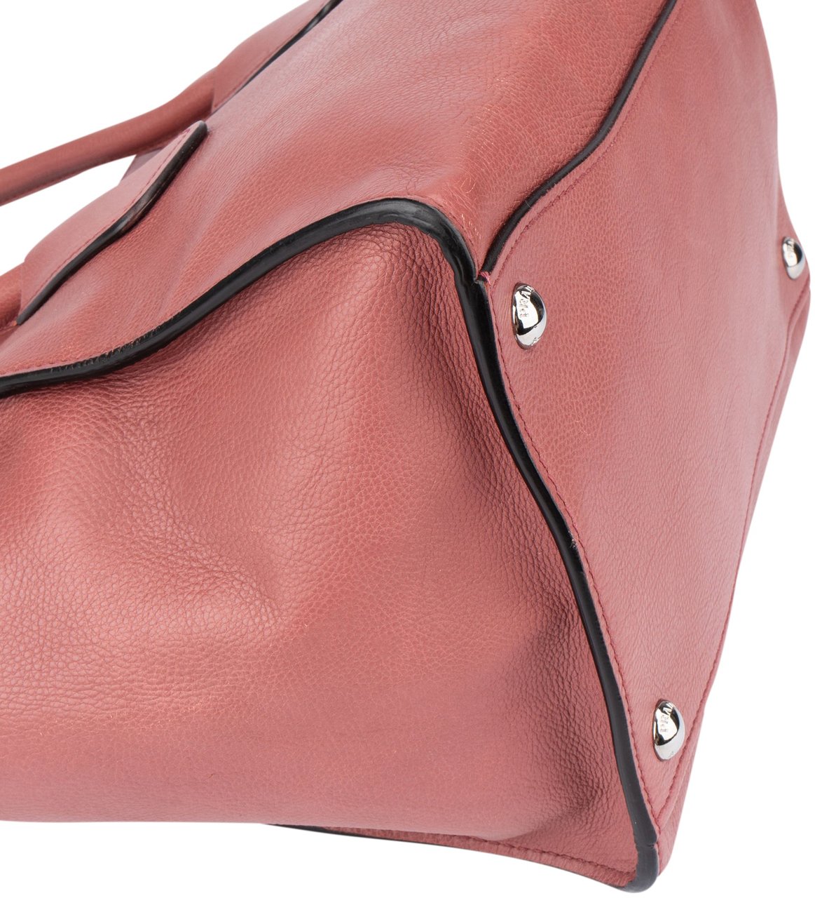 Prada Prada Pink Leather Vitello Handabg Roze