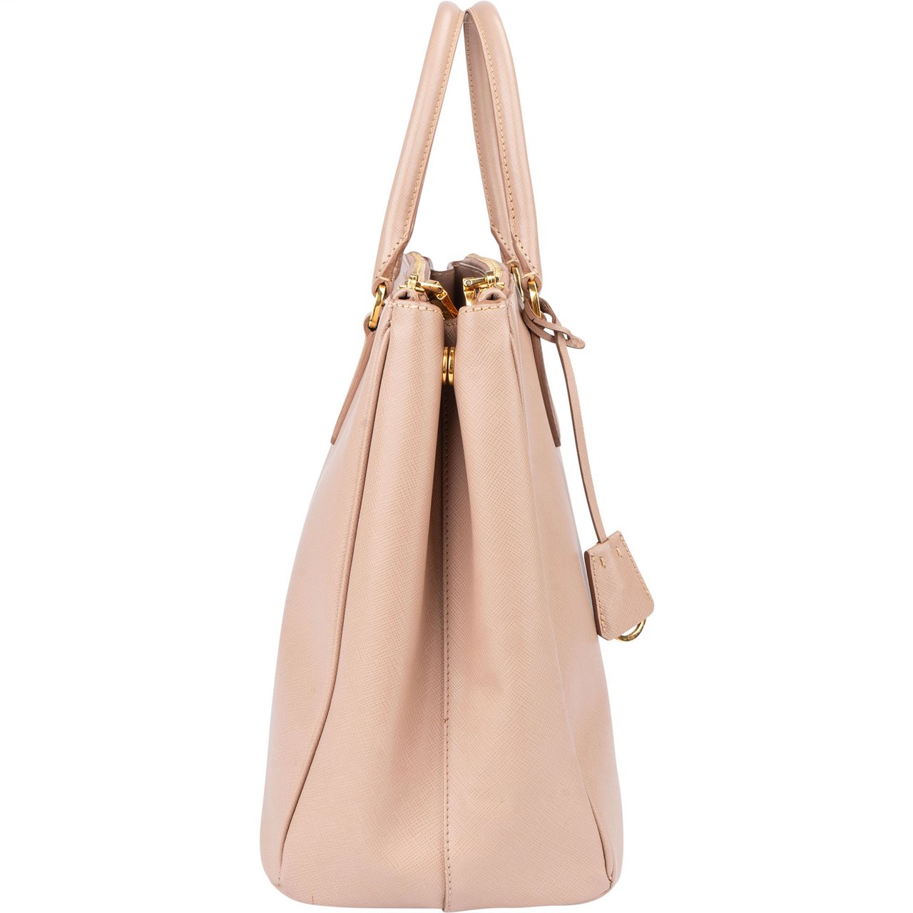 Prada Prada Pink Saffiano Leather Galleria Handbag Roze