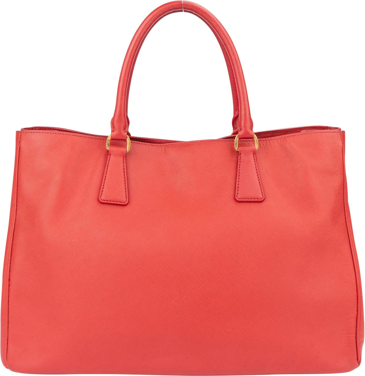 Prada Prada Red Saffiano Leather Galleria Handbag Rood