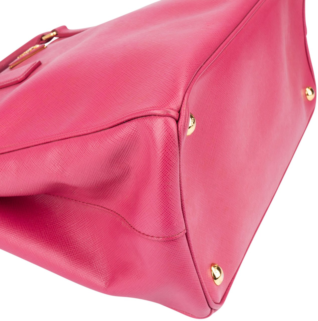 Prada Prada Pink Saffiano Leather Galleria Handbag Roze