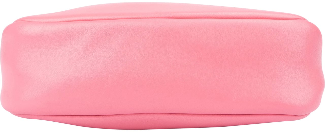Prada Prada Soft Leather Triangle RE-Edition Crossbody Bag Roze