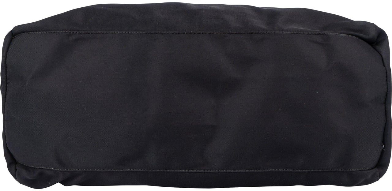 Prada Prada Black Nylon Triangle Handbag Zwart