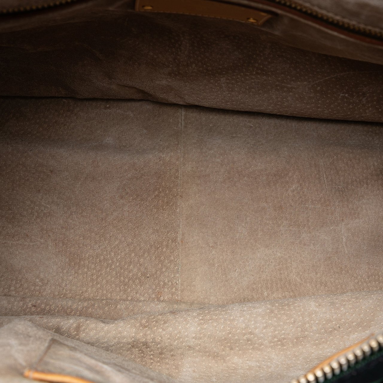 Prada Canvas Canapa Righe Striped Satchel Groen