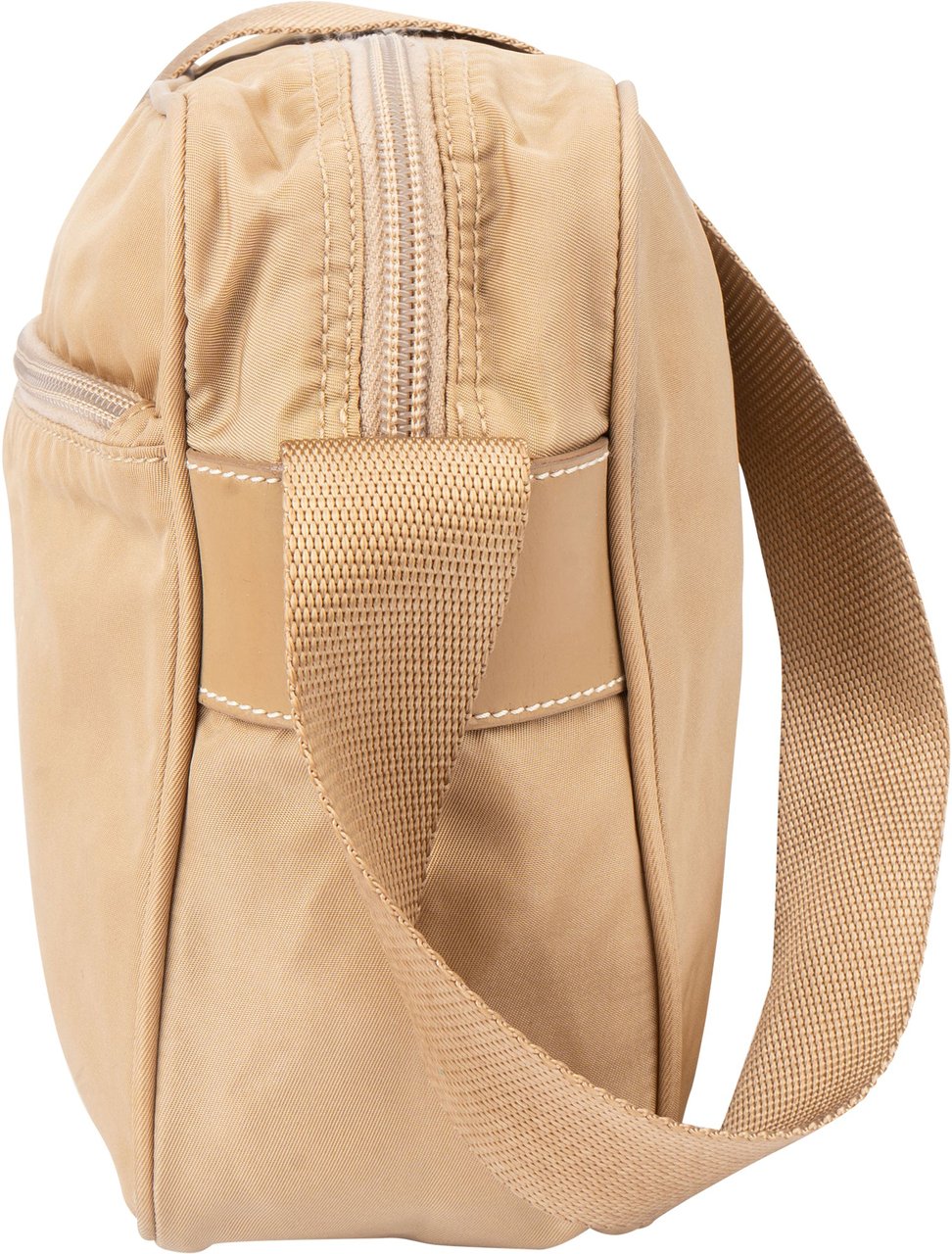 Prada Prada Beige Nylon Triangle Crossbody Bag Beige