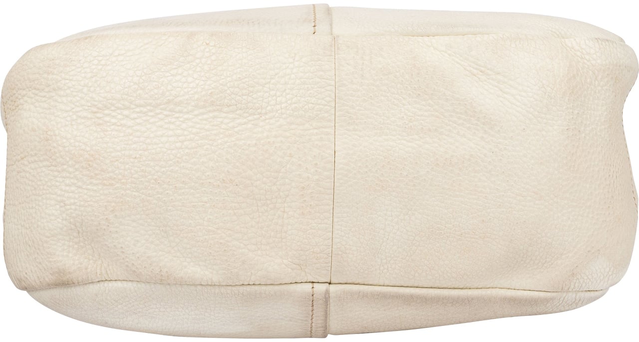 Prada Prada White Leather Vitello Shoulder Bag Wit