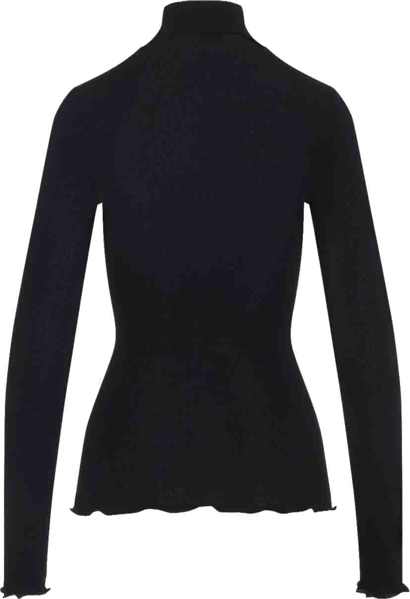 Prada Ribbed Knit Turtleneck Top Divers
