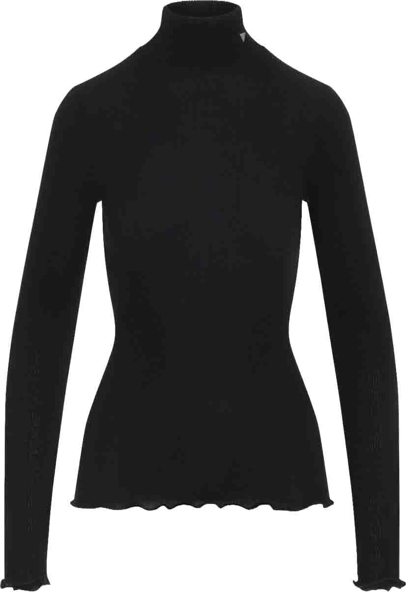 Prada Ribbed Knit Turtleneck Top Divers