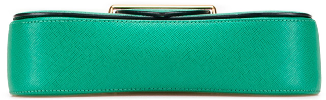 Prada Saffiano Sidonie Crossbody Groen