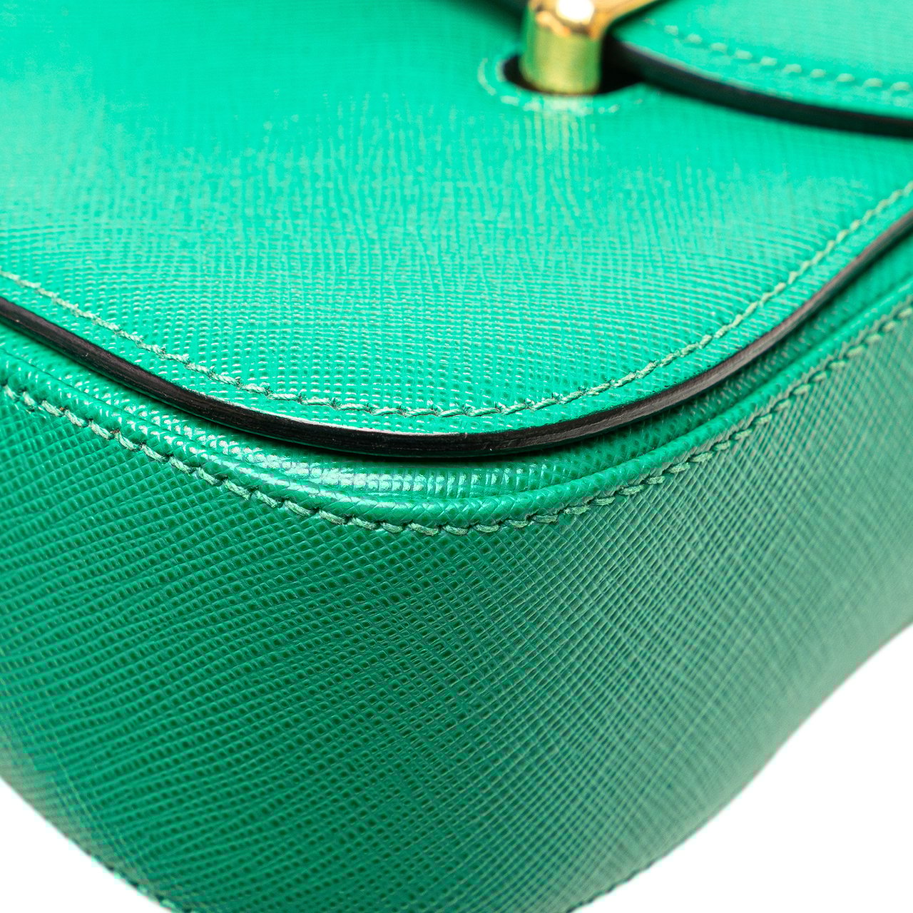 Prada Saffiano Sidonie Crossbody Groen