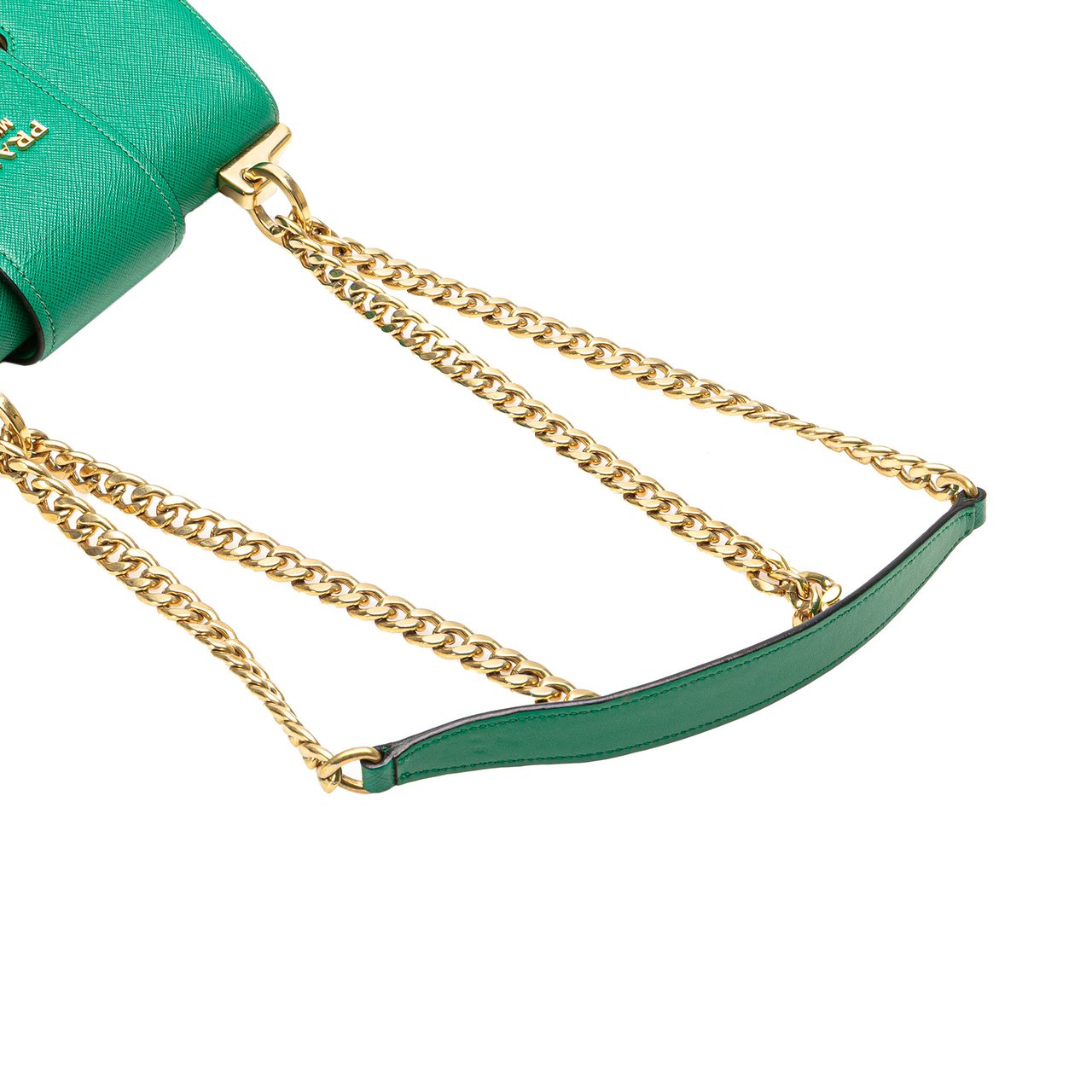 Prada Saffiano Sidonie Crossbody Groen