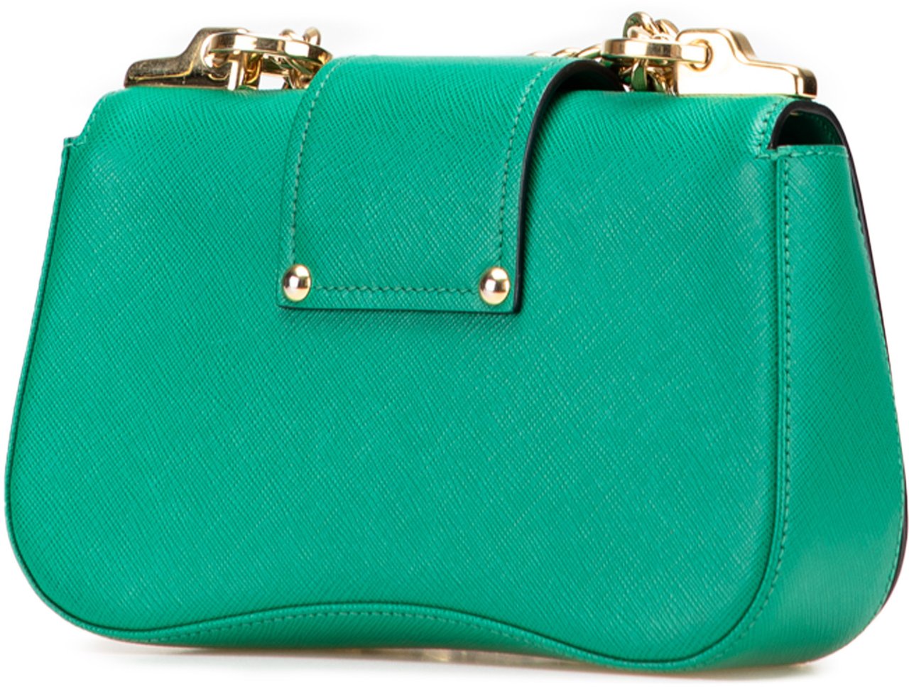 Prada Saffiano Sidonie Crossbody Groen