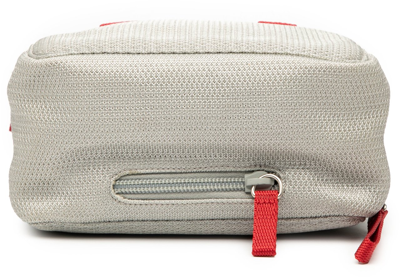 Prada Luna Rossa Polyester Crossbody Grijs