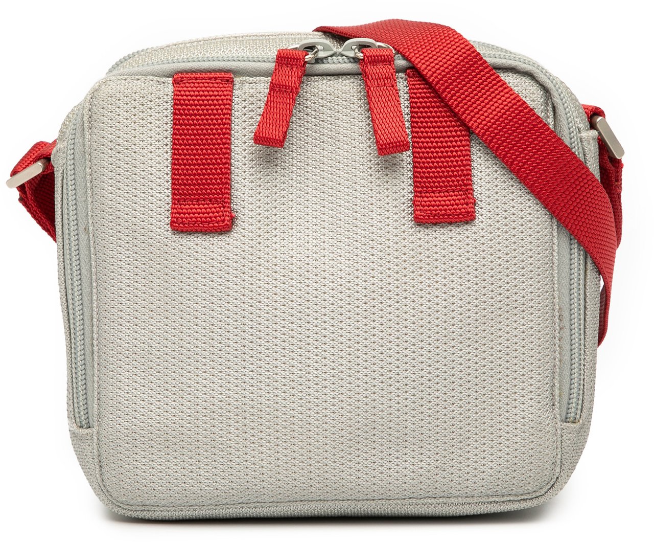 Prada Luna Rossa Polyester Crossbody Grijs