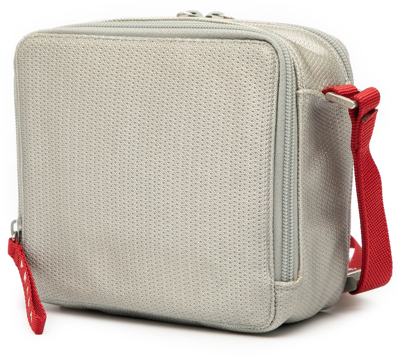 Prada Luna Rossa Polyester Crossbody Grijs