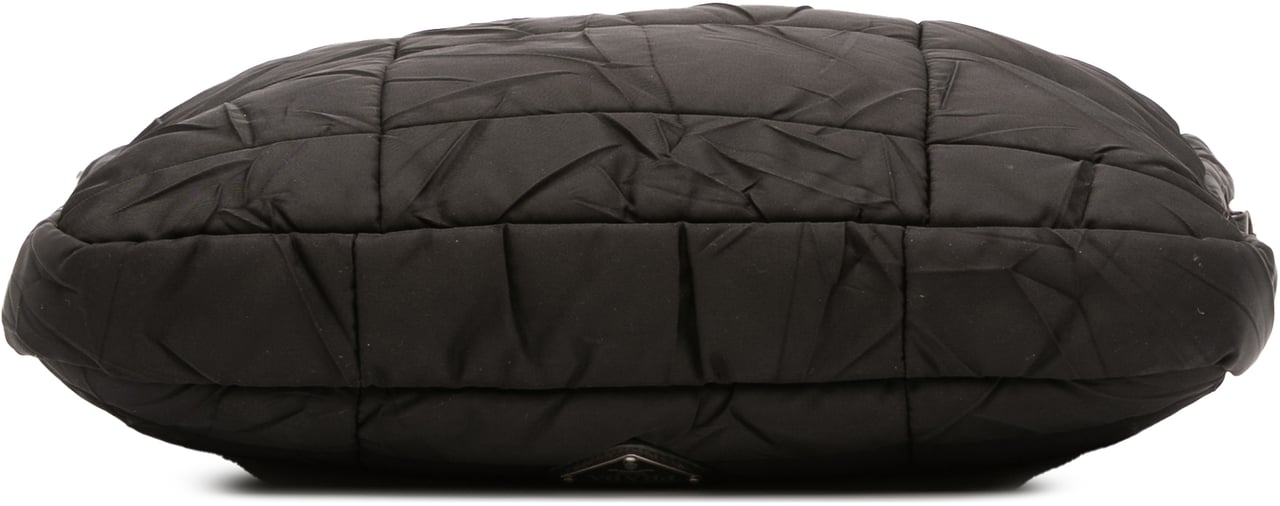 Prada Quilted Tessuto Crossbody Zwart