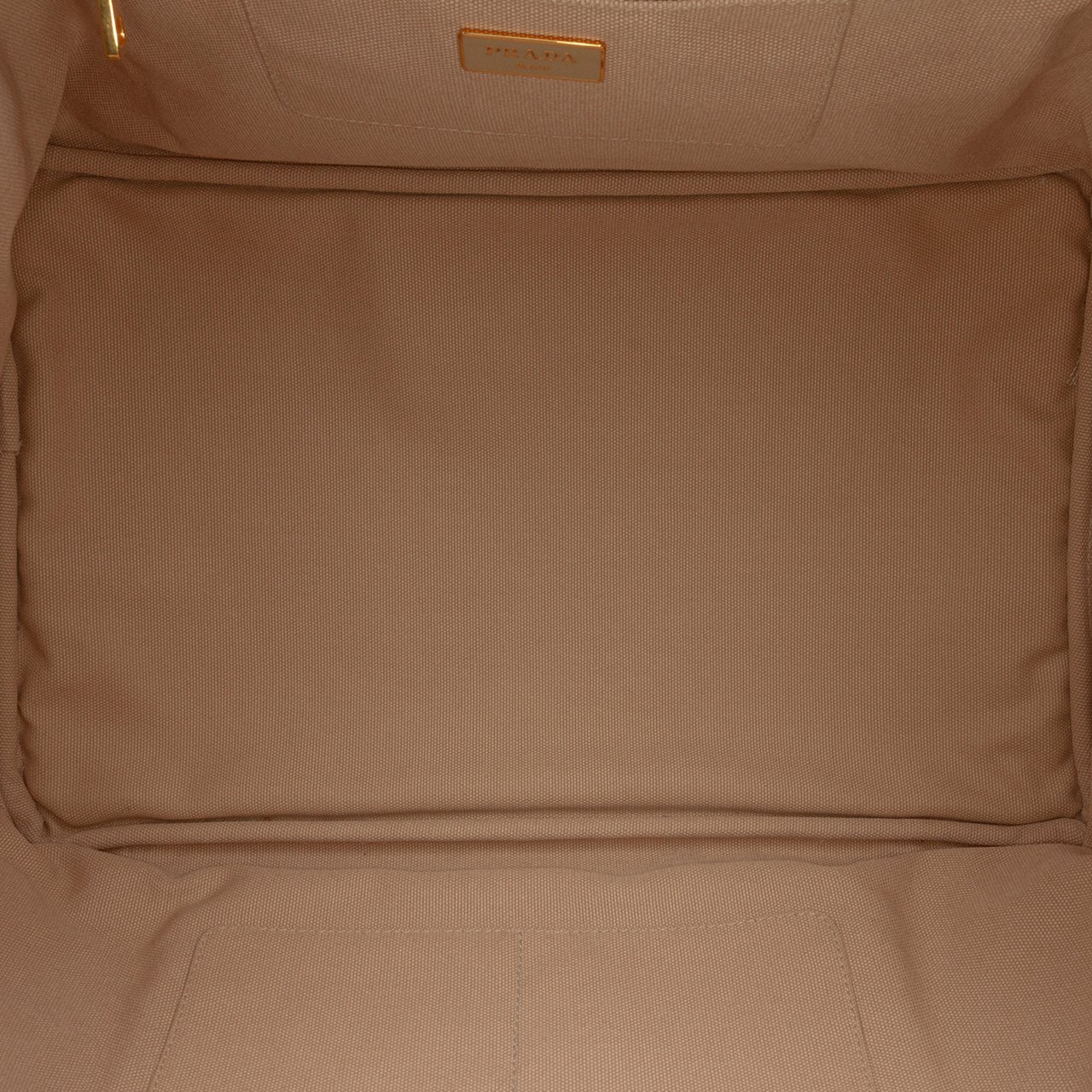 Prada Large Canvas Canapa Bijoux Satchel Bruin