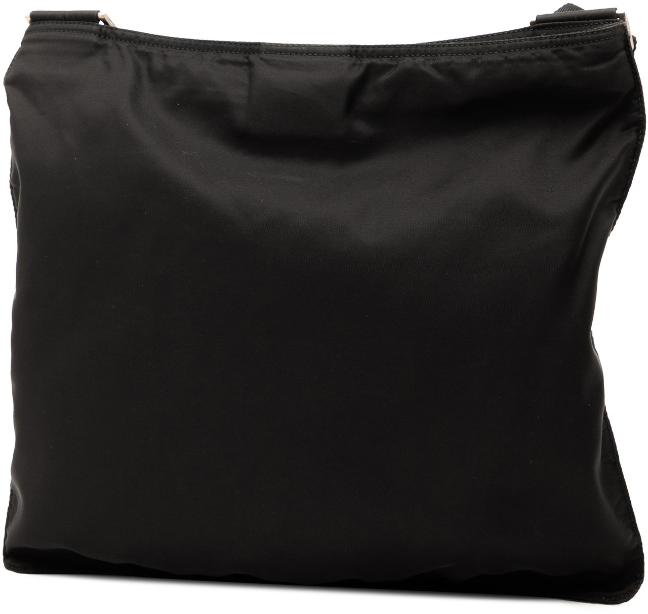 Prada Tessuto Zip Top Crossbody Zwart