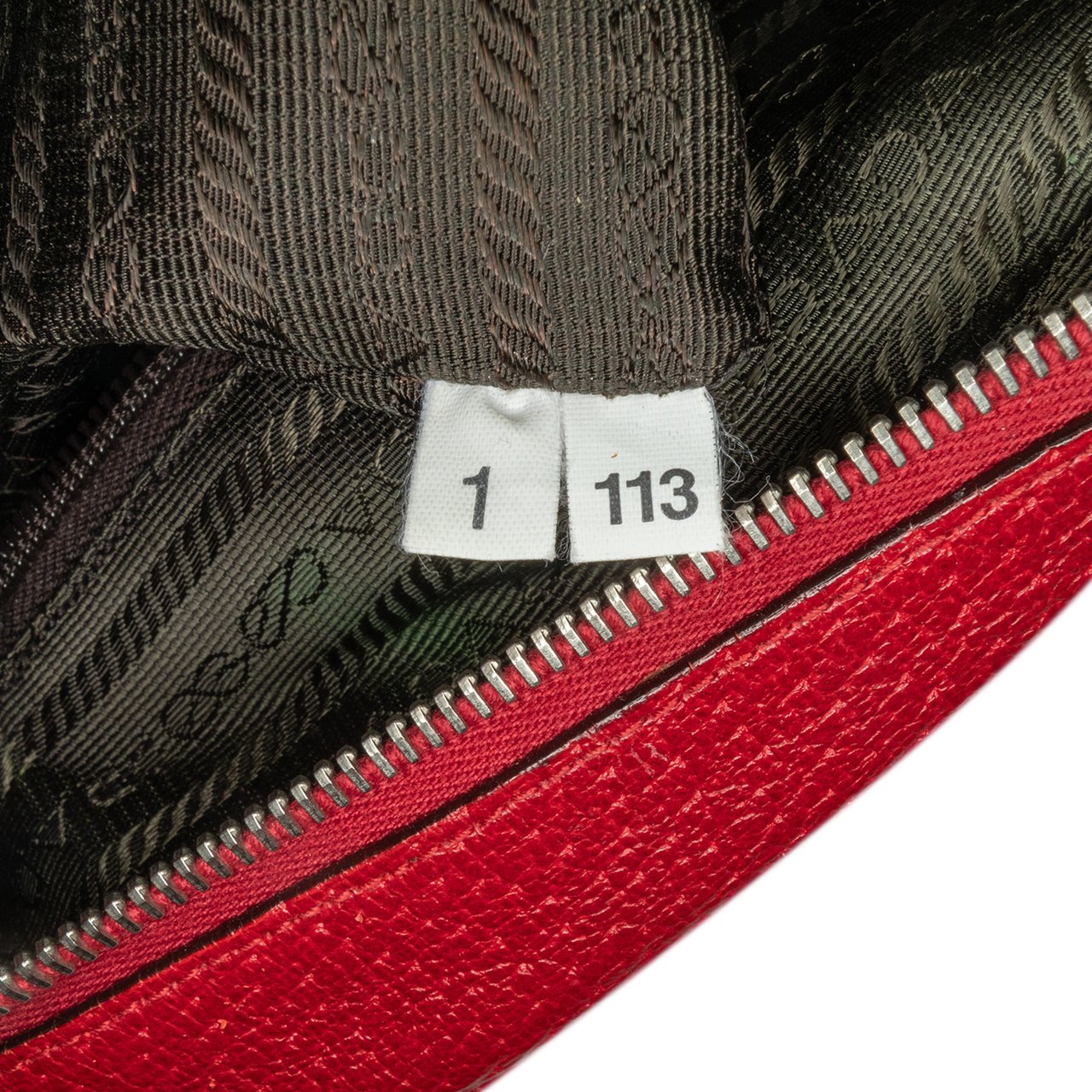 Prada Cinghiale Bauletto Handbag Rood