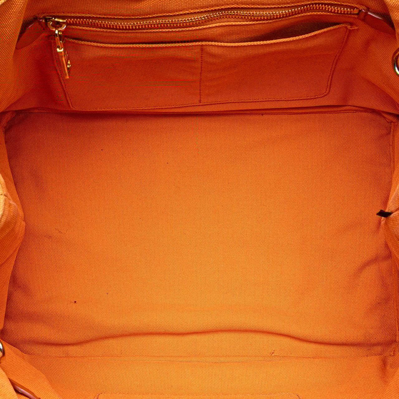 Prada Canvas Canapa Bijoux Satchel Oranje
