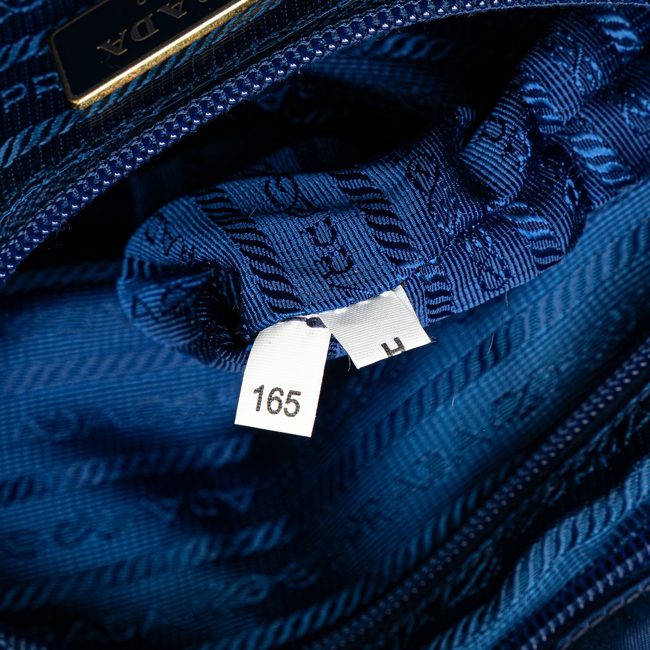 Prada Tessuto Satchel Blauw