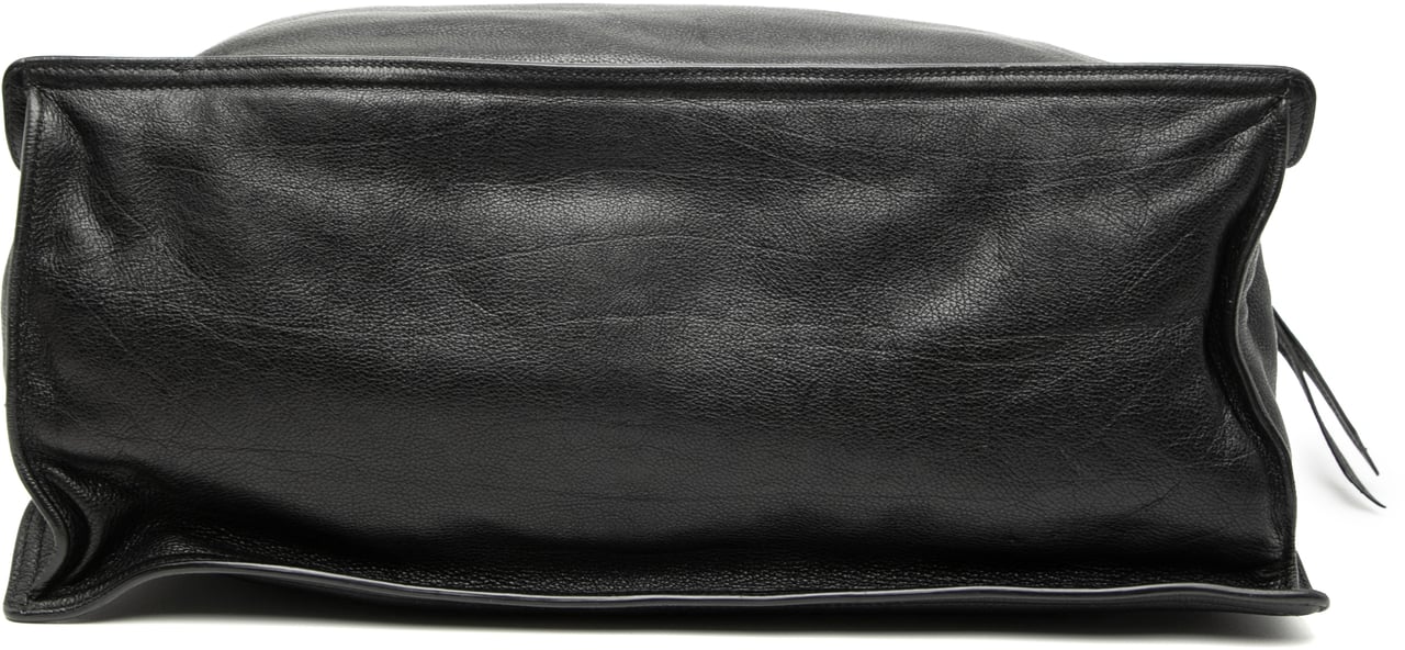 Prada Glace Calf Etiquette Tote Zwart