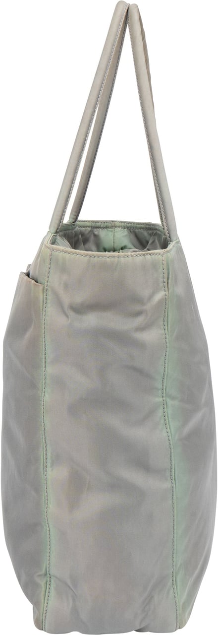 Prada Prada Nylon Side Triangle Handbag Blauw