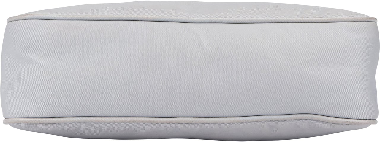 Prada Nylon Triangle Re-Edition Crossbody Bag Blauw