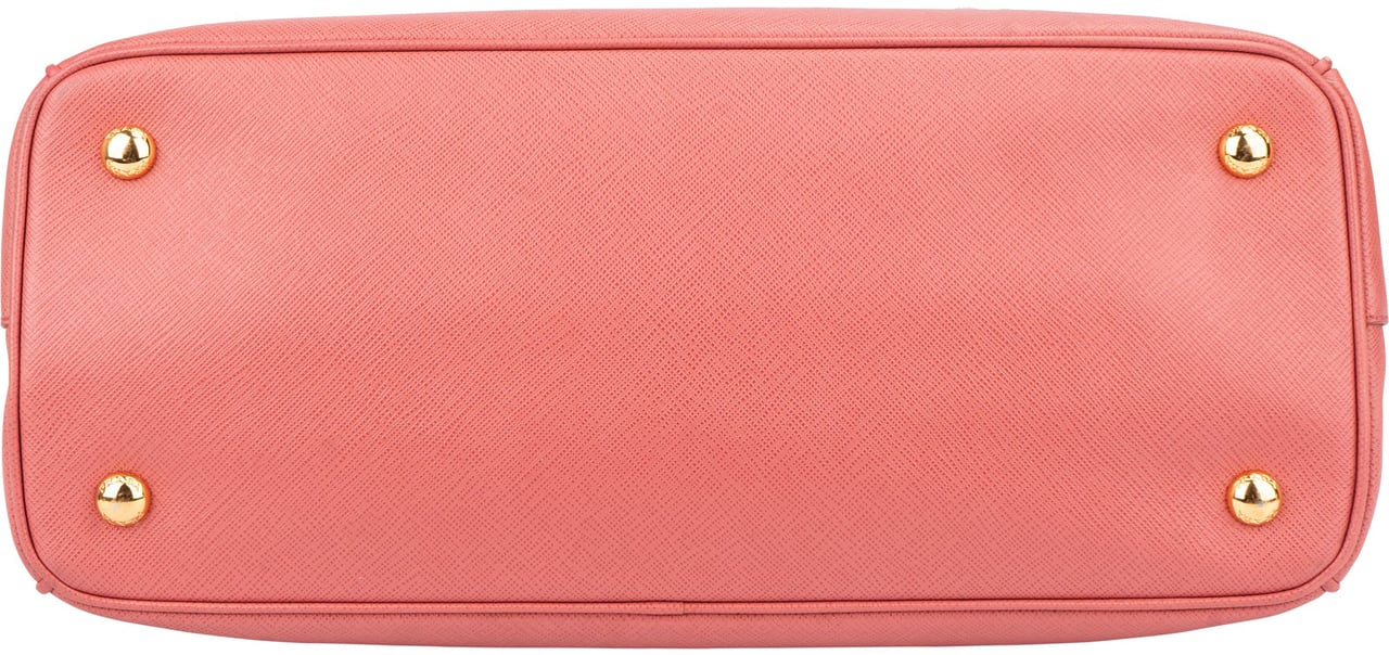 Prada Prada Pink Saffiano Leather Galleria Handbag Roze