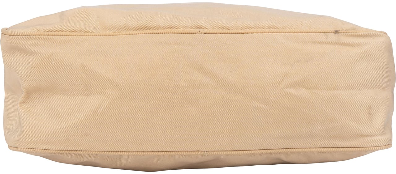 Prada Prada Beige Nylon Triangle Side Crossbody Bag Beige