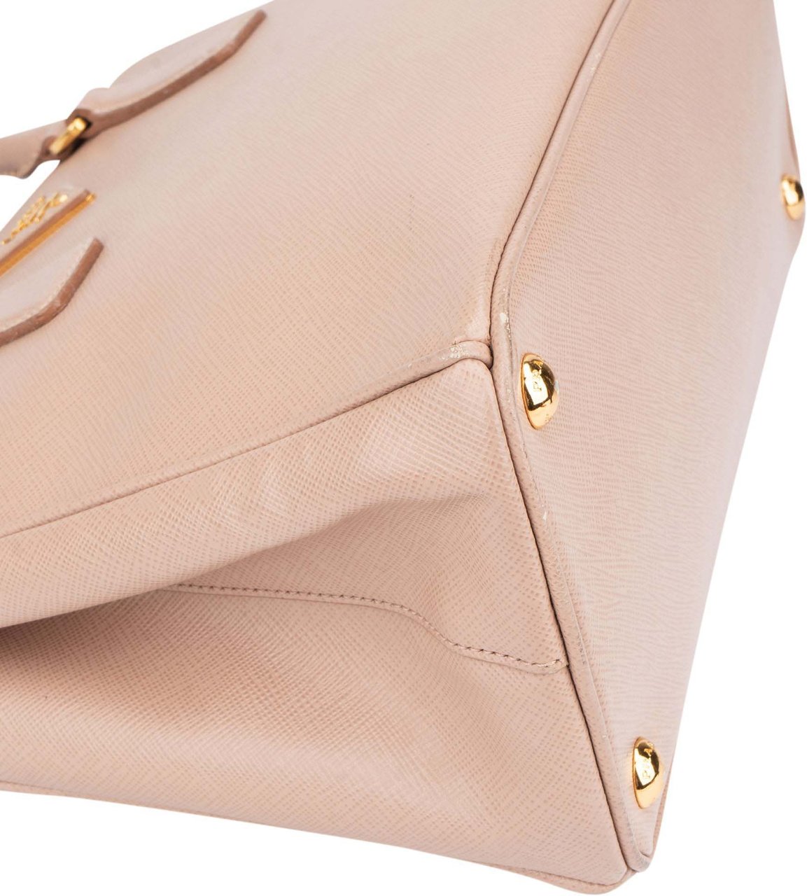 Prada Prada Saffiano Leather Galleria Handbag Roze
