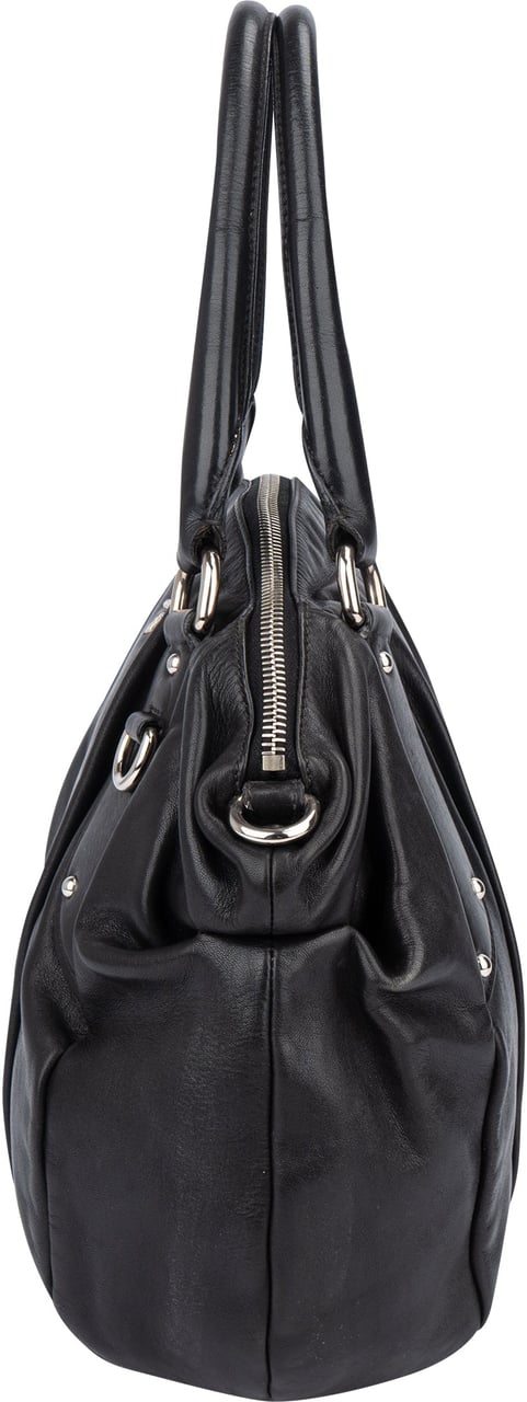 Prada Classic Black Leather Handbag Zwart