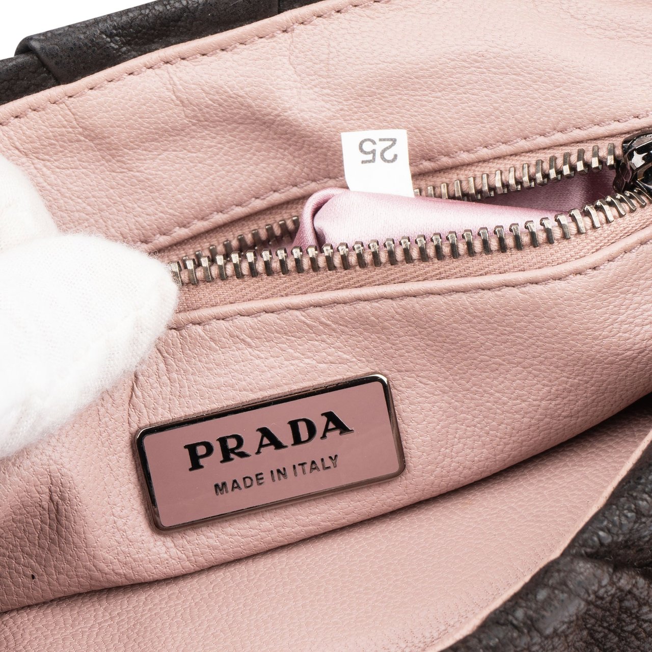 Prada Prada Brown Embellished Skipper Shoulder Bag Divers