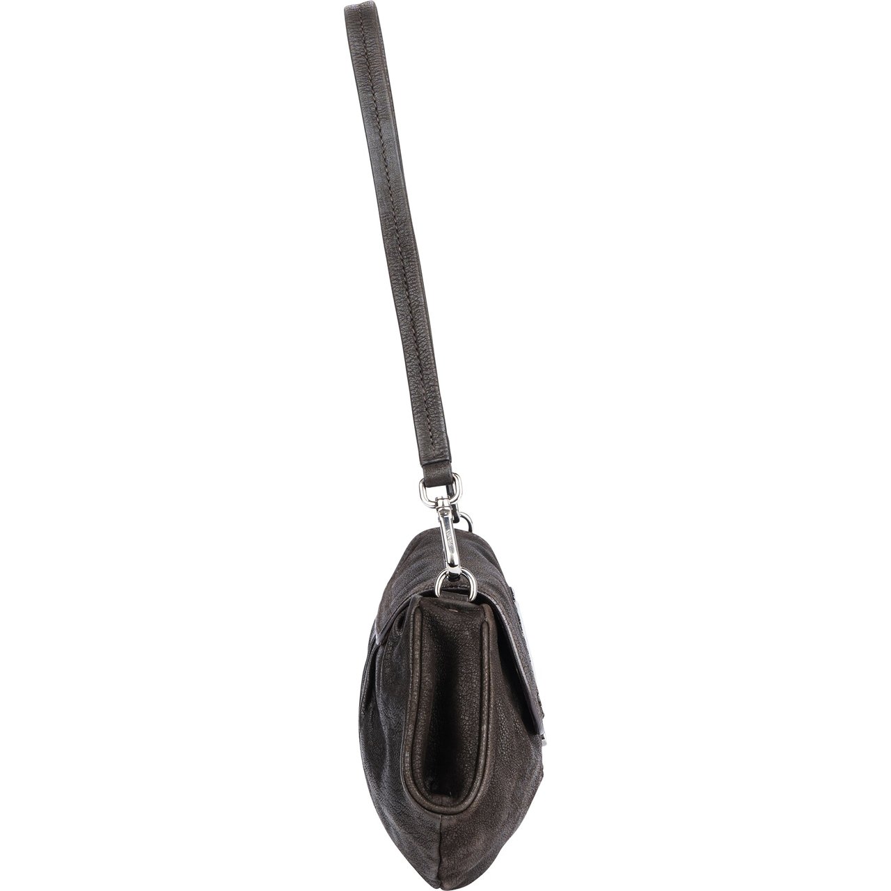 Prada Prada Brown Embellished Skipper Shoulder Bag Divers