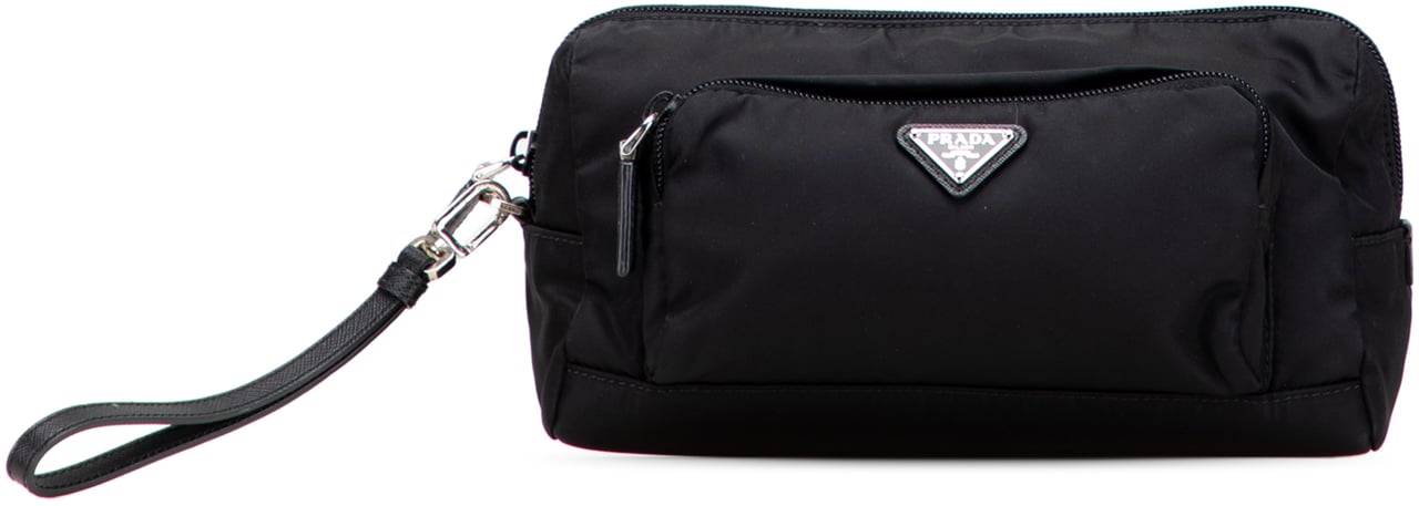 Prada Tessuto Clutch Zwart