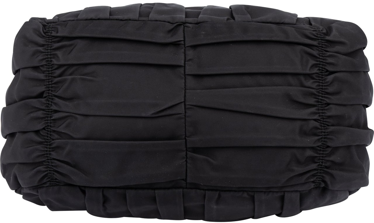 Prada Prada Quilted Nylon City Handbag Zwart