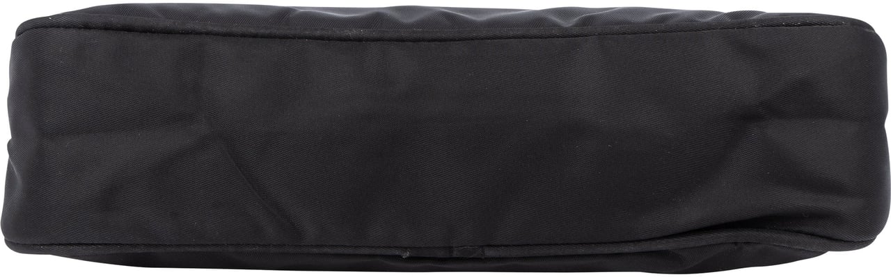 Prada Prada Black Nylon Triangle Handbag Zwart