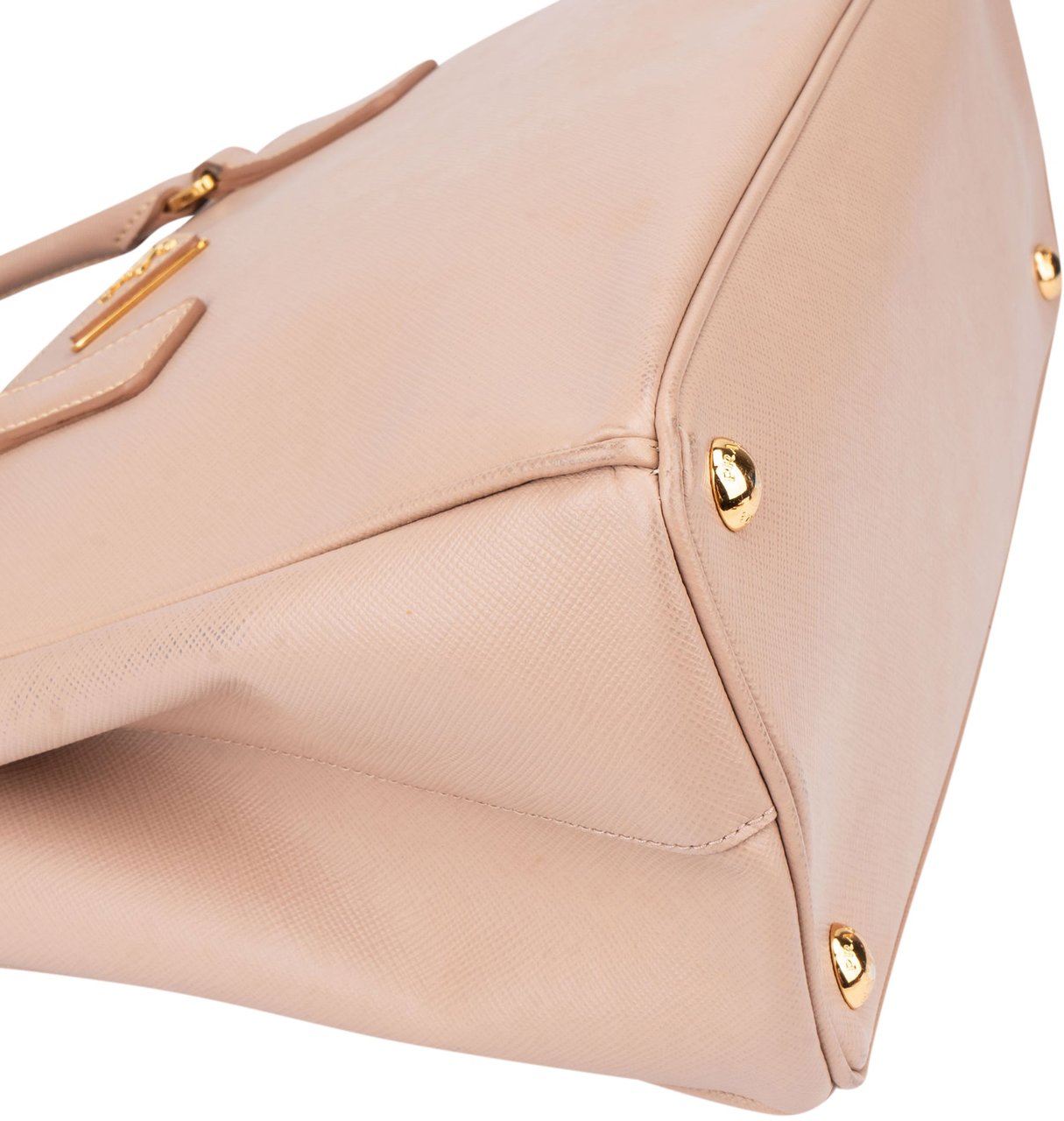 Prada Prada Rose Saffiano Leather Galleria Handbag Rood