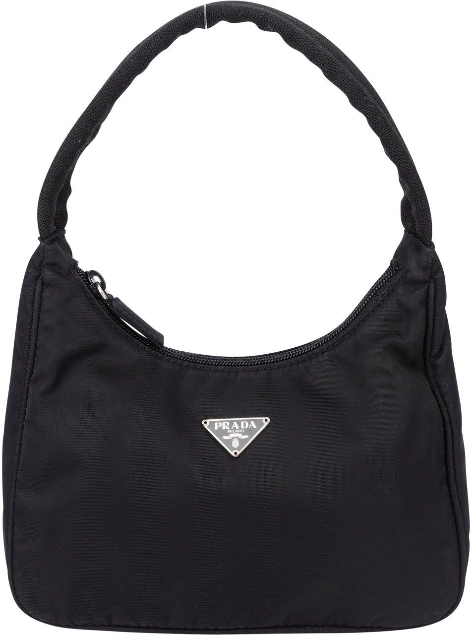 Prada Nylon Vintage Re-Edition Handbag Zwart