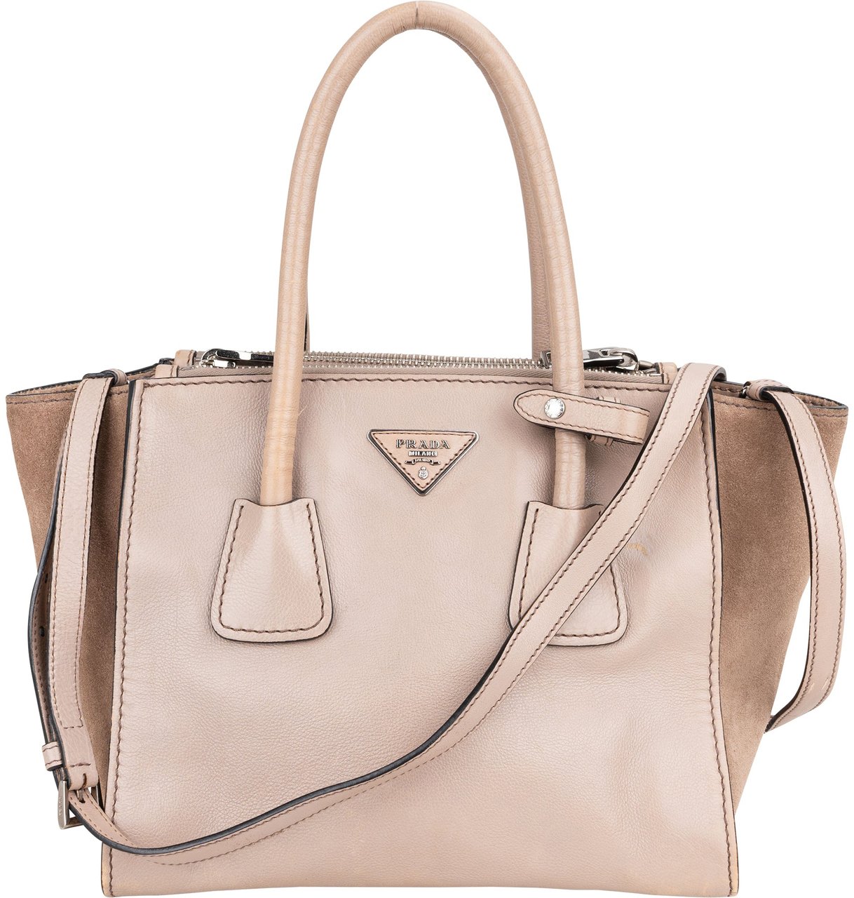 Prada Prada Leather Vitello Handbag Divers